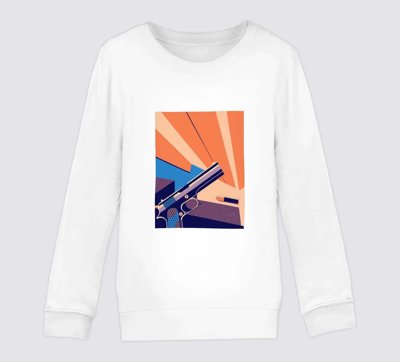 Gun kids sweatshirt by TODAY'S SHOP