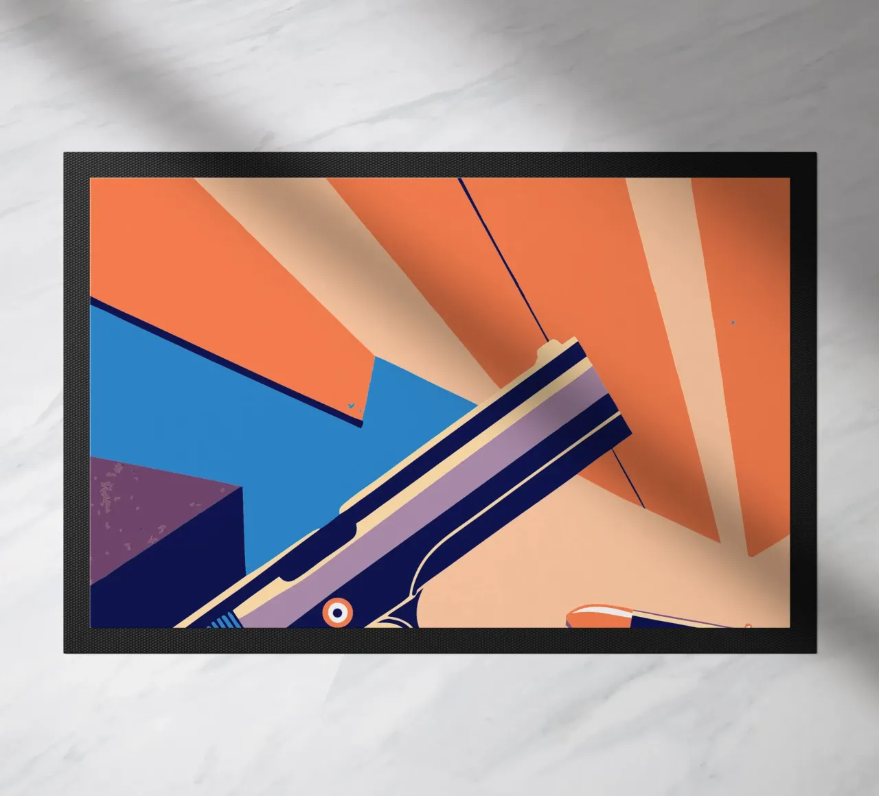 Waffe Fußmatte von TODAY'S SHOP