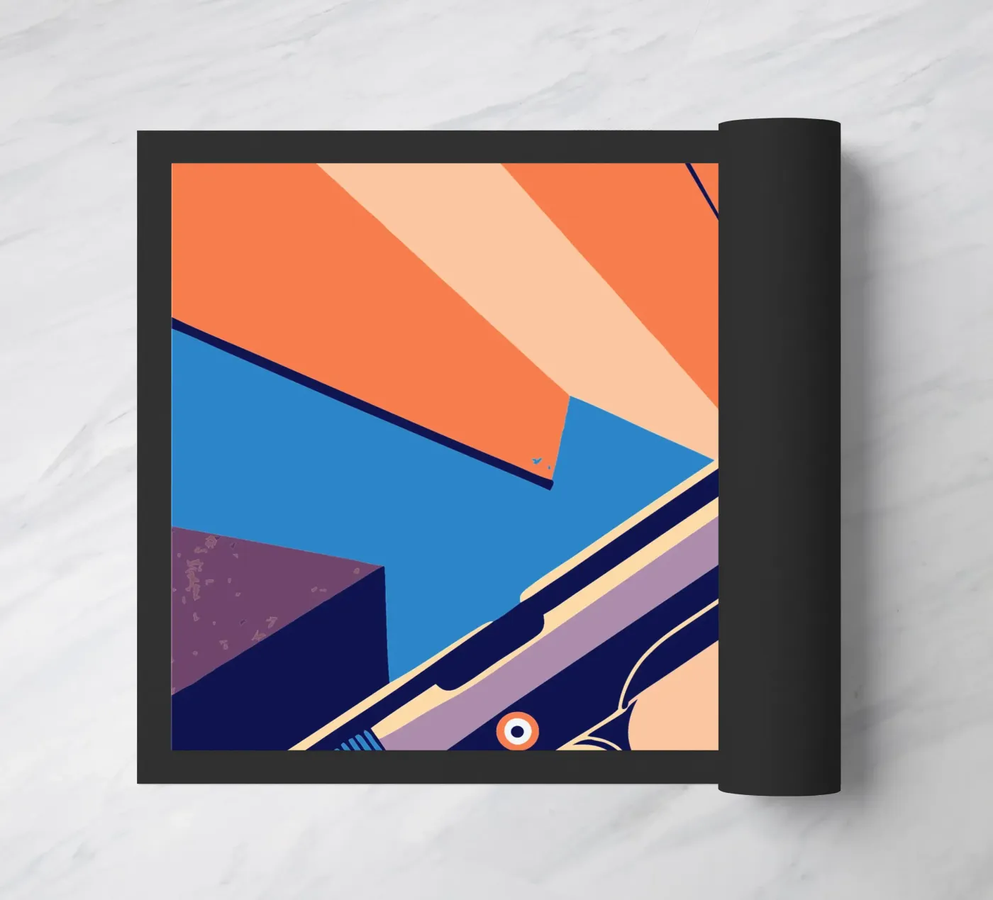 Gun doormat by TODAY'S SHOP