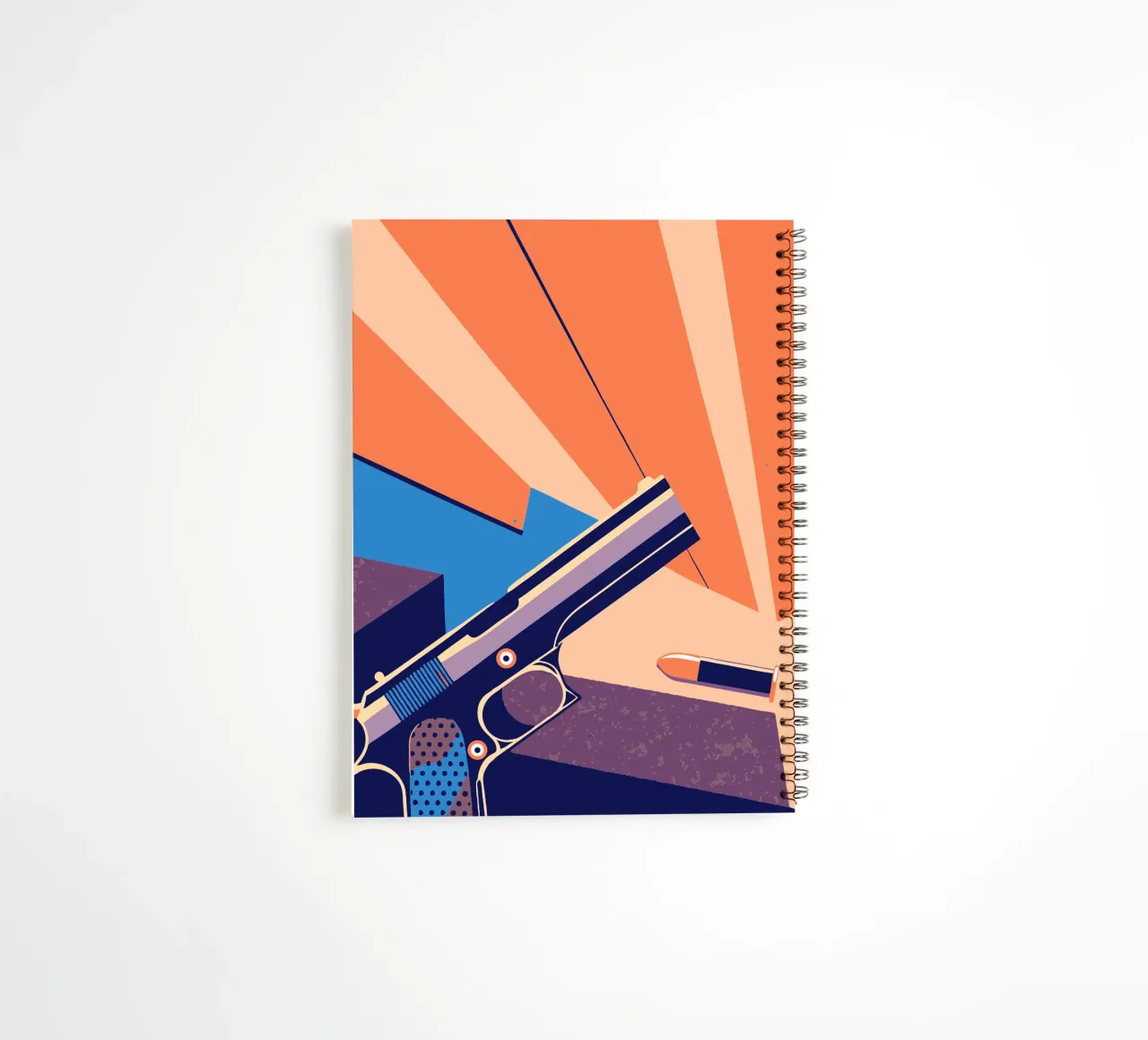 Gun spiral notebook by TODAY'S SHOP