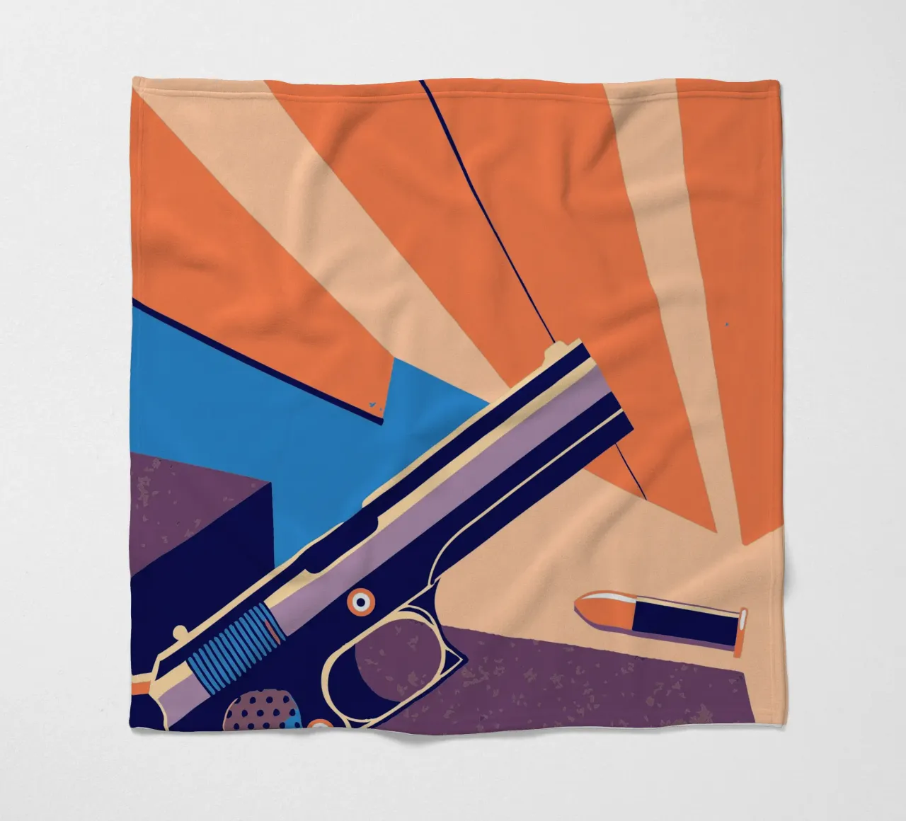 Gun fleece blanket by TODAY'S SHOP
