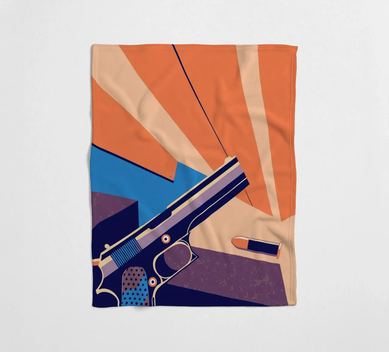Gun fleece blanket by TODAY'S SHOP