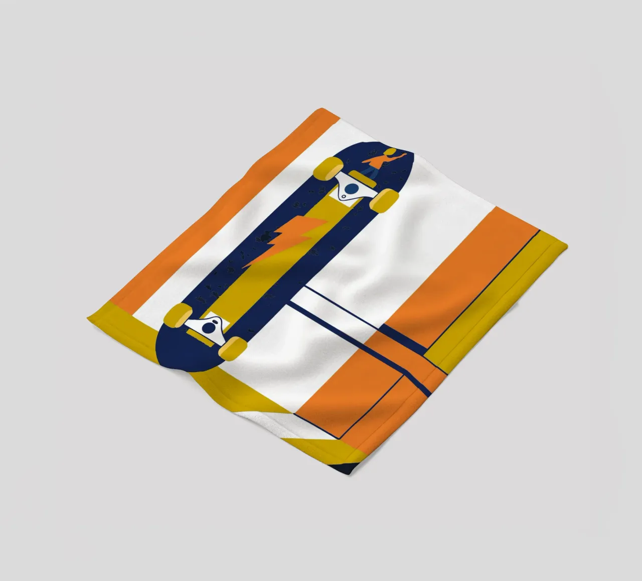 skateboard fleece blanket by TODAY'S SHOP