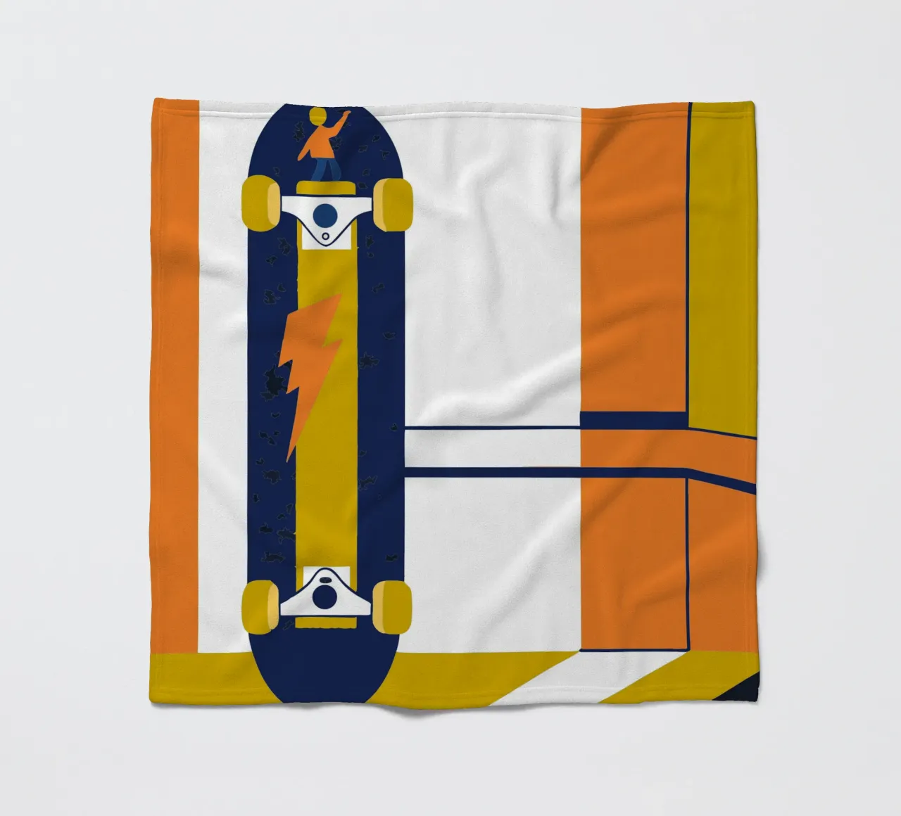skateboard fleece blanket by TODAY'S SHOP
