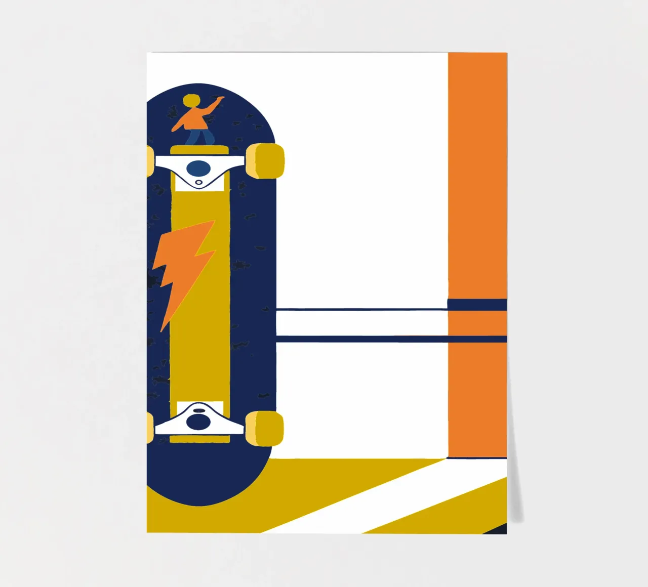 skateboard sticker sheet by TODAY'S SHOP