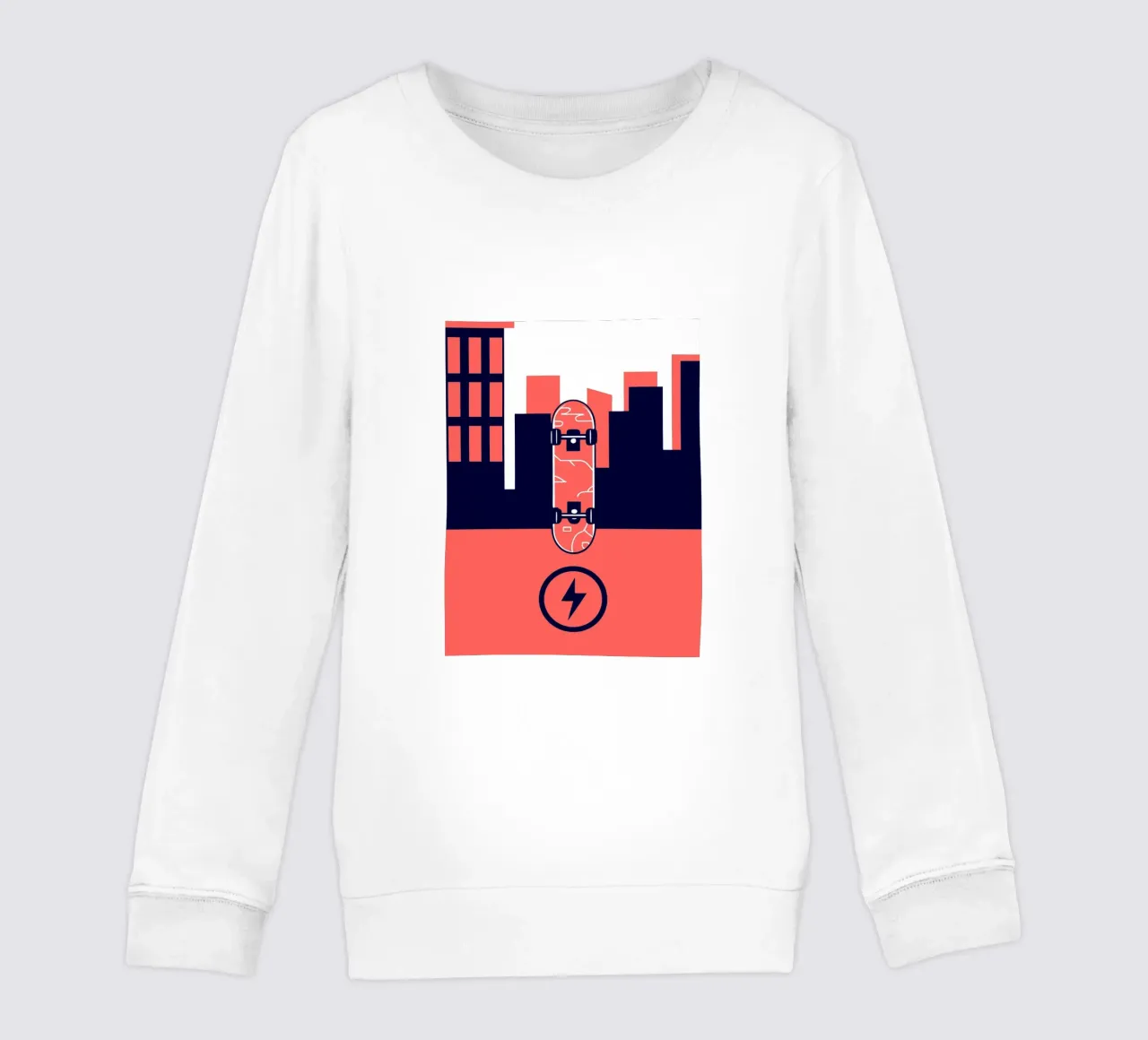 skateboard kids sweatshirt by TODAY'S SHOP