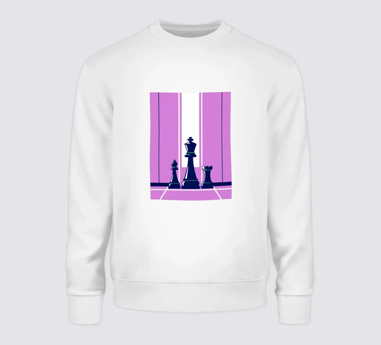 Scacchi viola felpa da TODAY'S SHOP