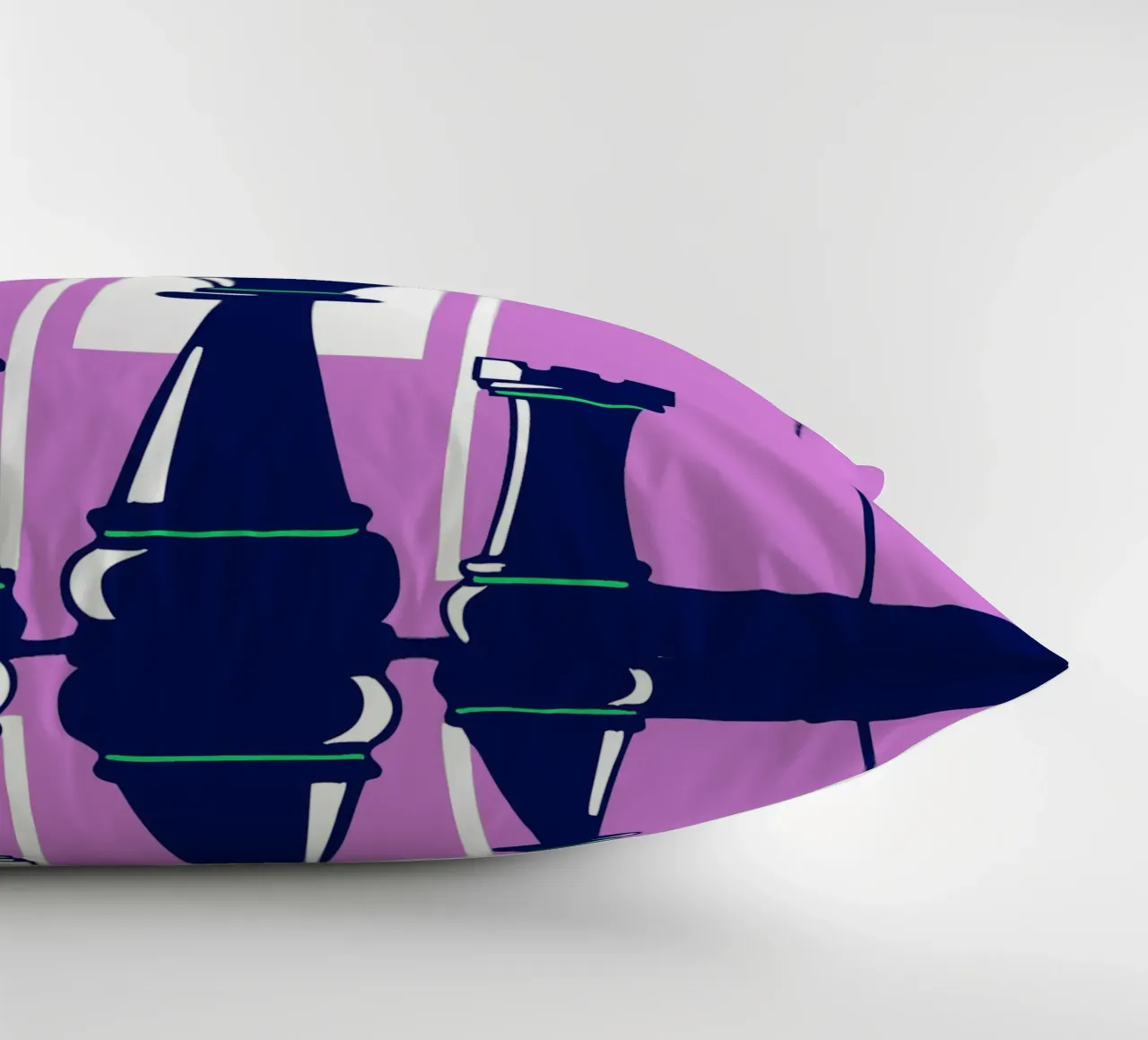 Scacchi viola cuscino da TODAY'S SHOP
