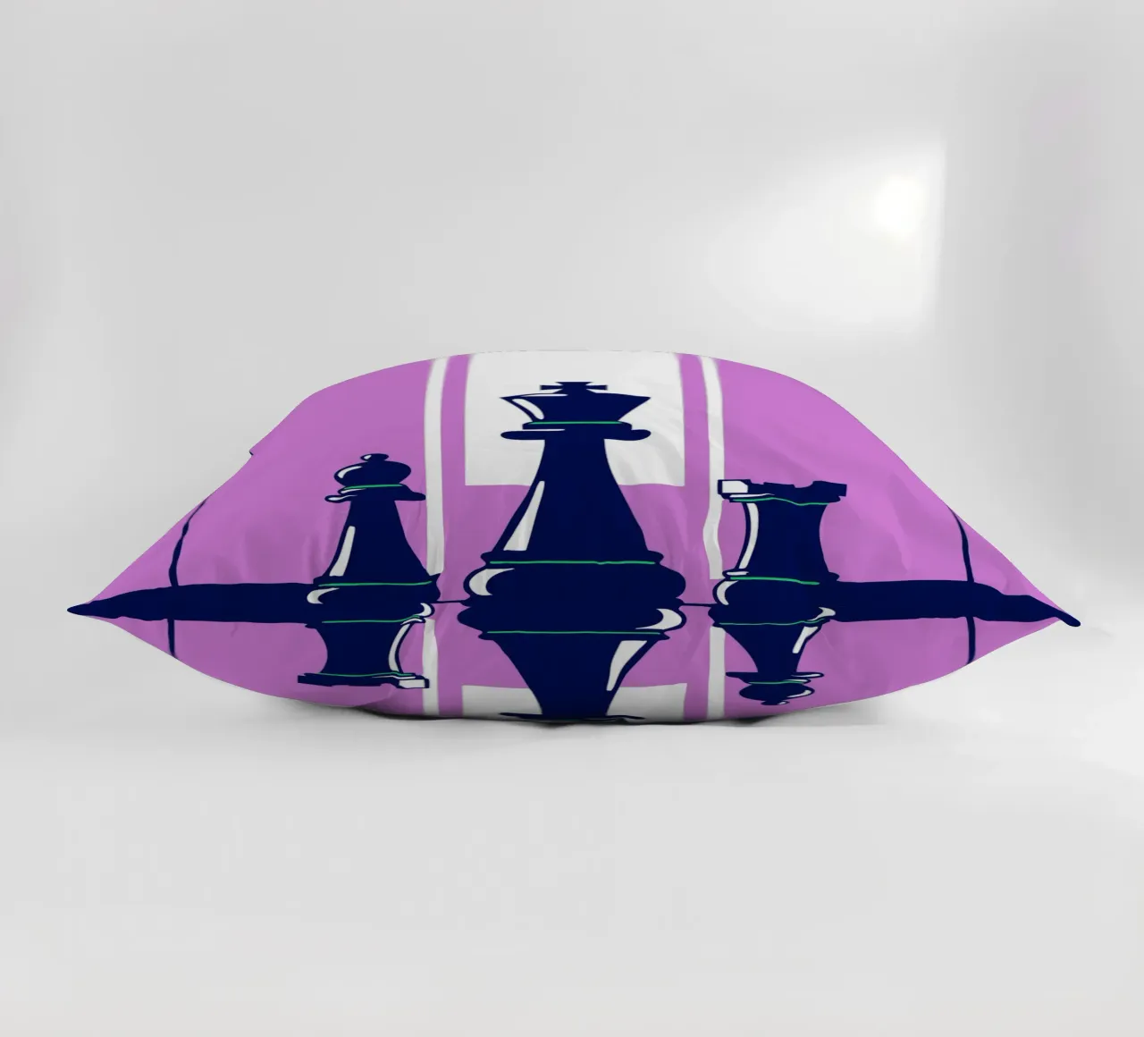 Scacchi viola cuscino da TODAY'S SHOP