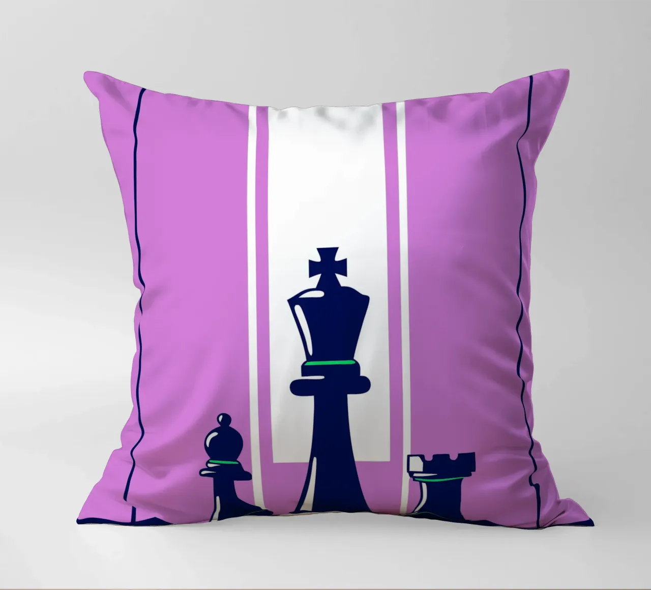 Scacchi viola cuscino da TODAY'S SHOP