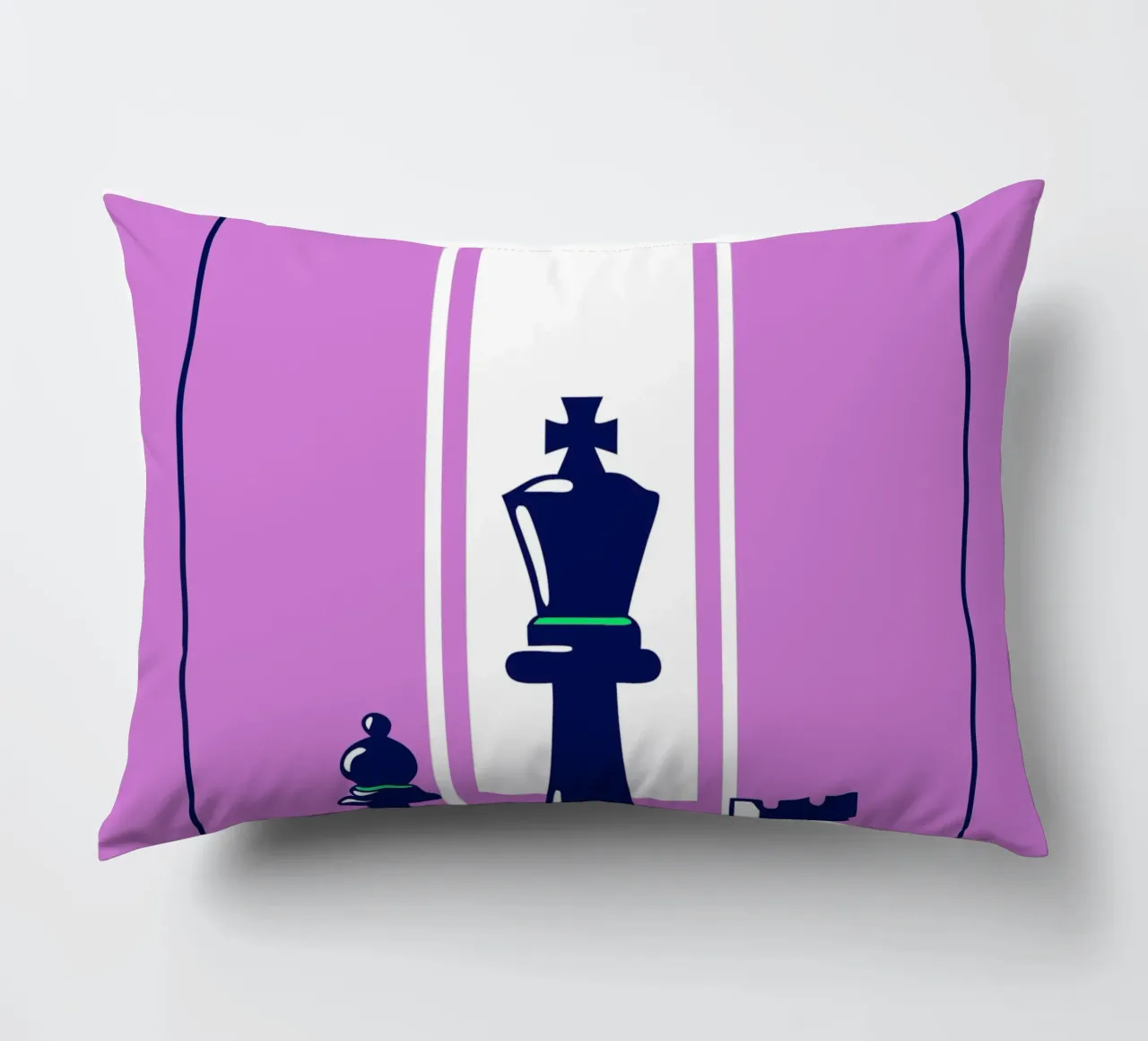 Scacchi viola cuscino da TODAY'S SHOP