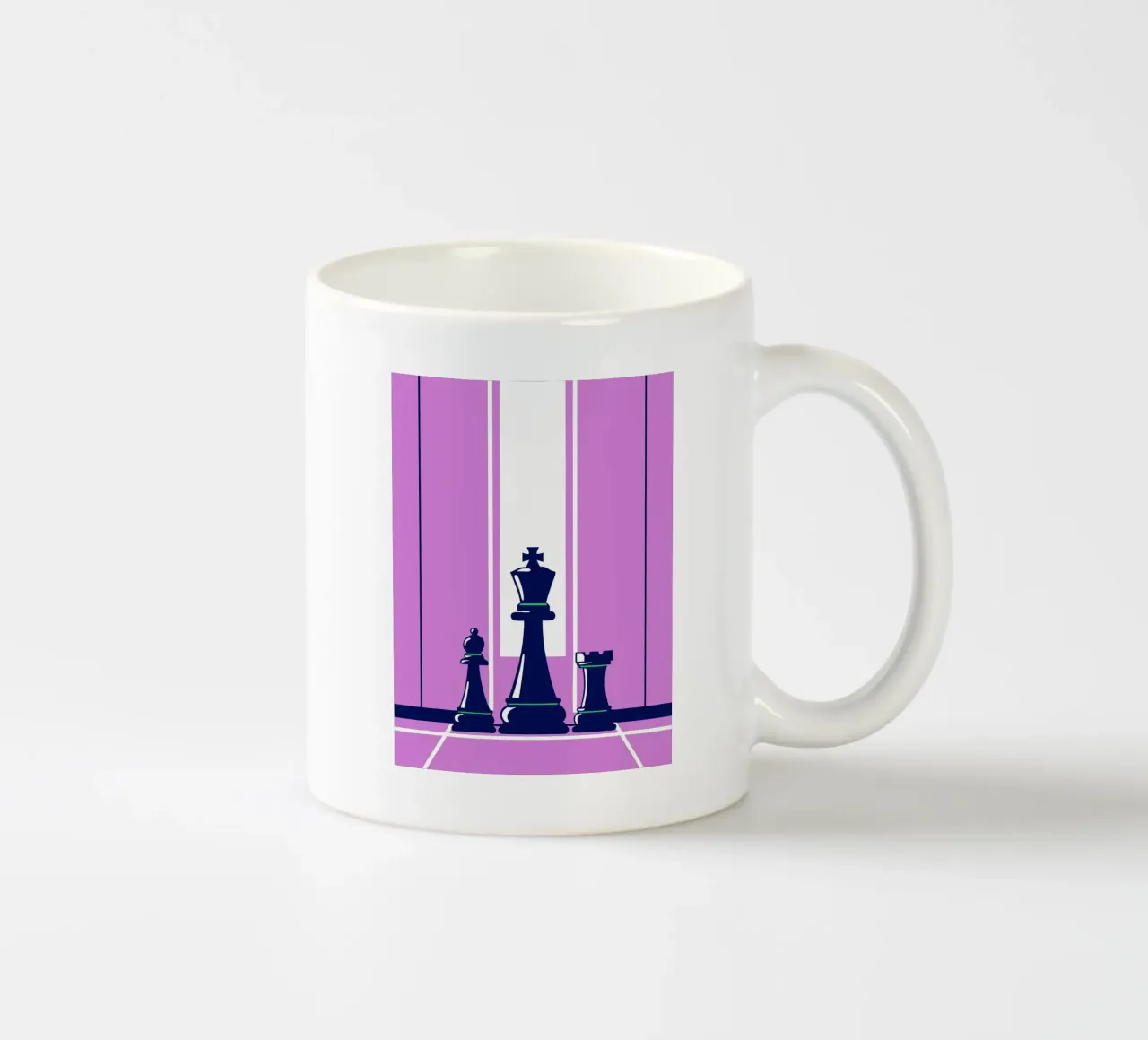Scacchi viola tazza in ceramica da TODAY'S SHOP