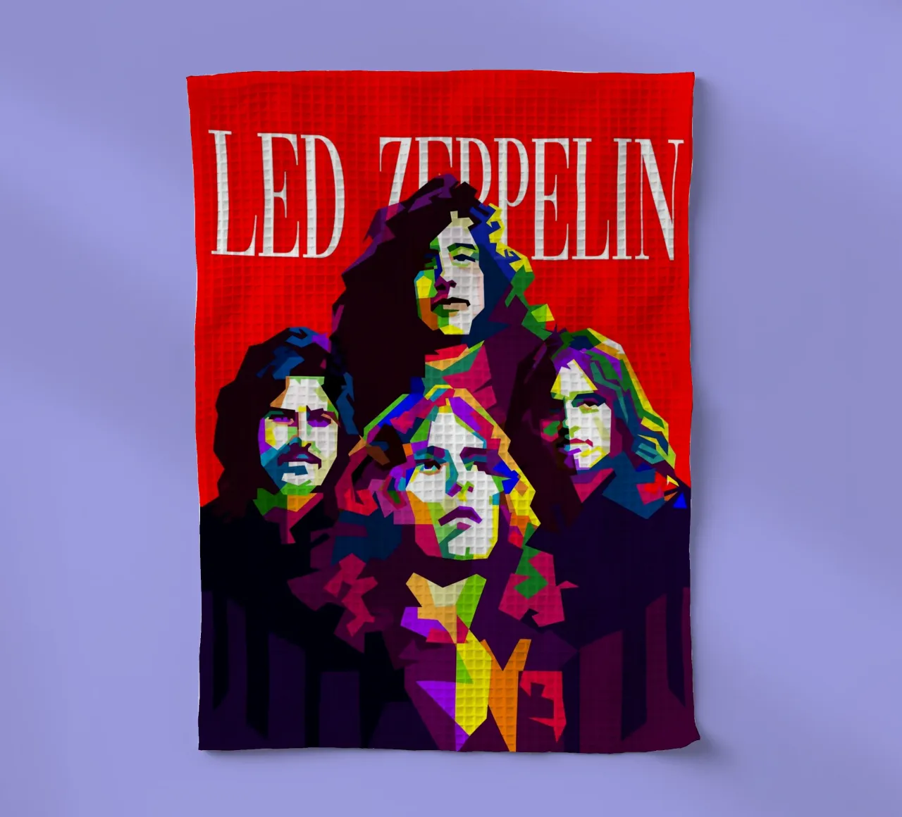 Le groupe Led Zeppelin Rock N Roll en vogue aujourd'hui torchon de Artkreator