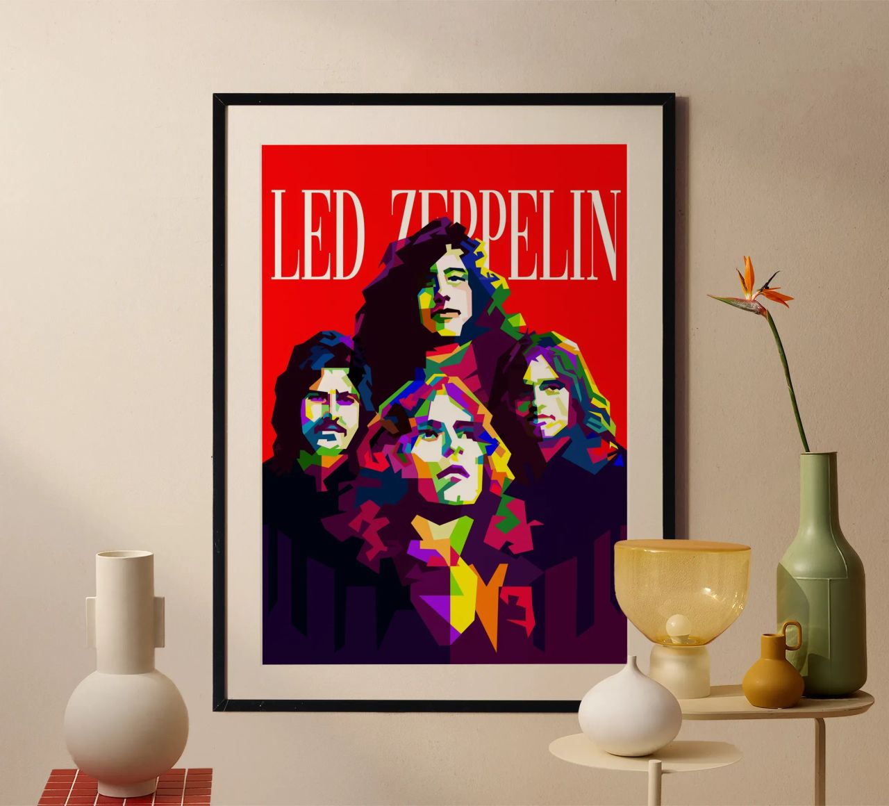 Led Zeppelin Rock N Roll Band Trending Now poster by Artkreator