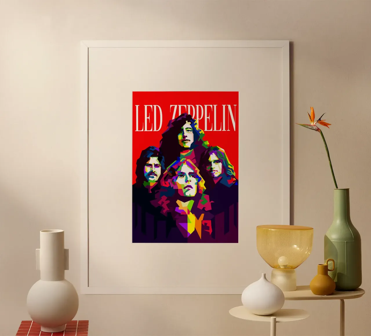 Led Zeppelin Rock N Roll Band Trending Now poster by Artkreator