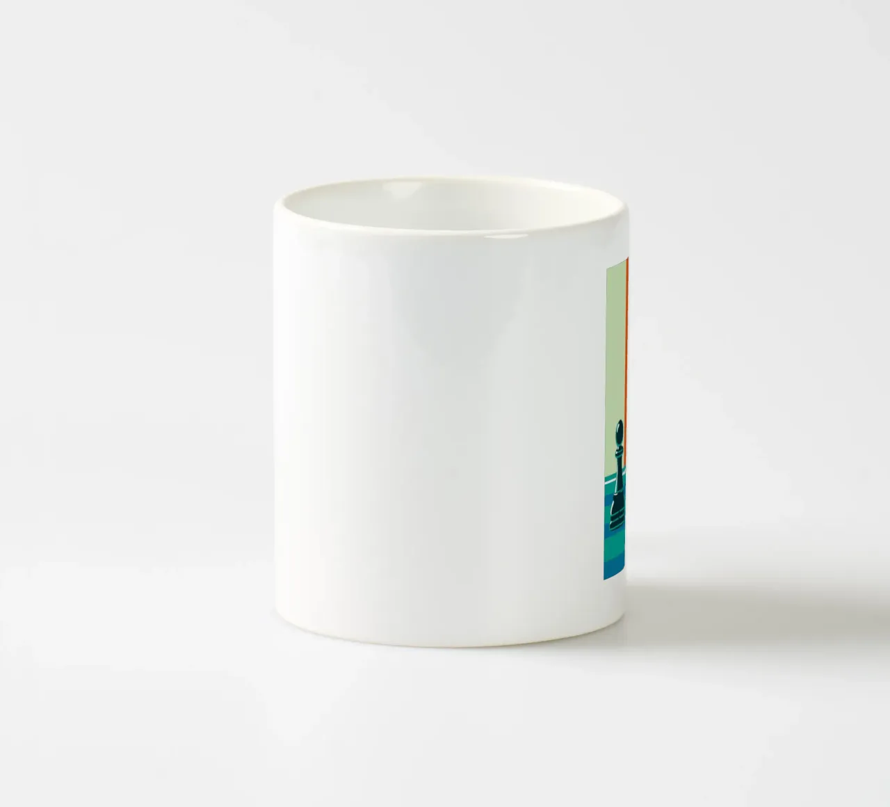 Re e pedone degli scacchi tazza in ceramica da TODAY'S SHOP
