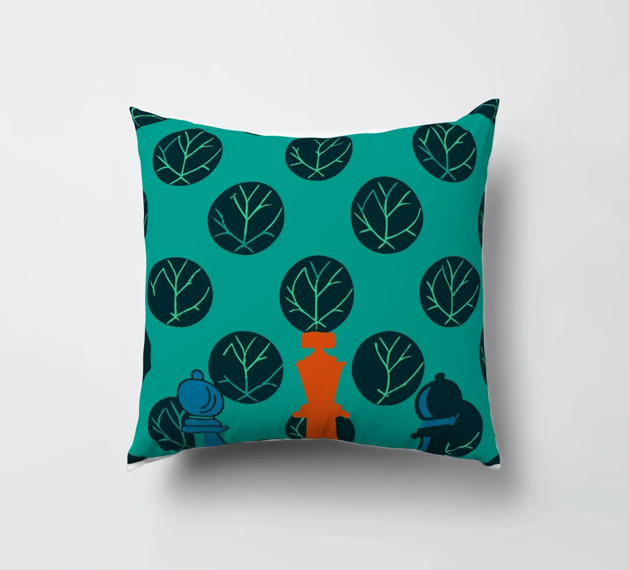 Re e pedone degli scacchi cuscino da TODAY'S SHOP