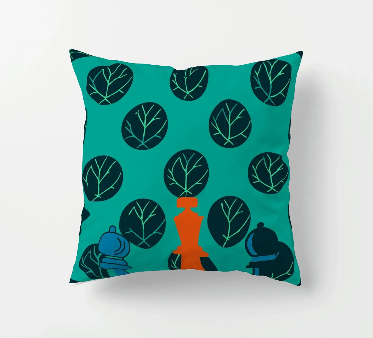 Re e pedone degli scacchi cuscino da TODAY'S SHOP