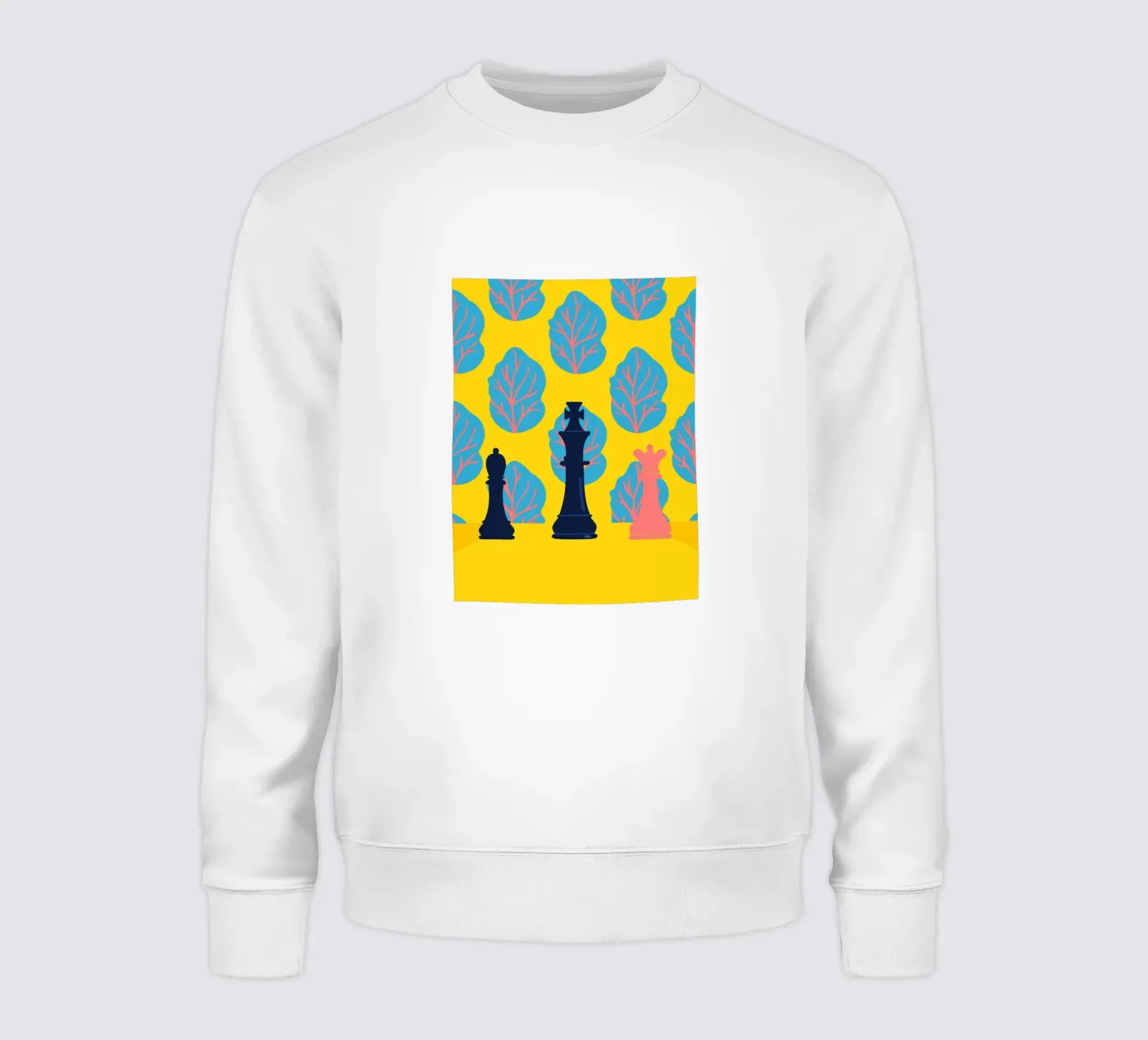Schaakpatroon sweatshirt van TODAY'S SHOP
