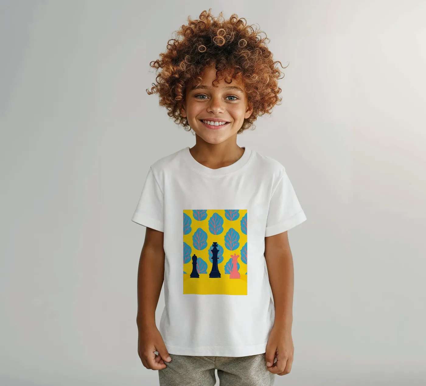 Chess Pattern Kinder T-Shirt von TODAY'S SHOP