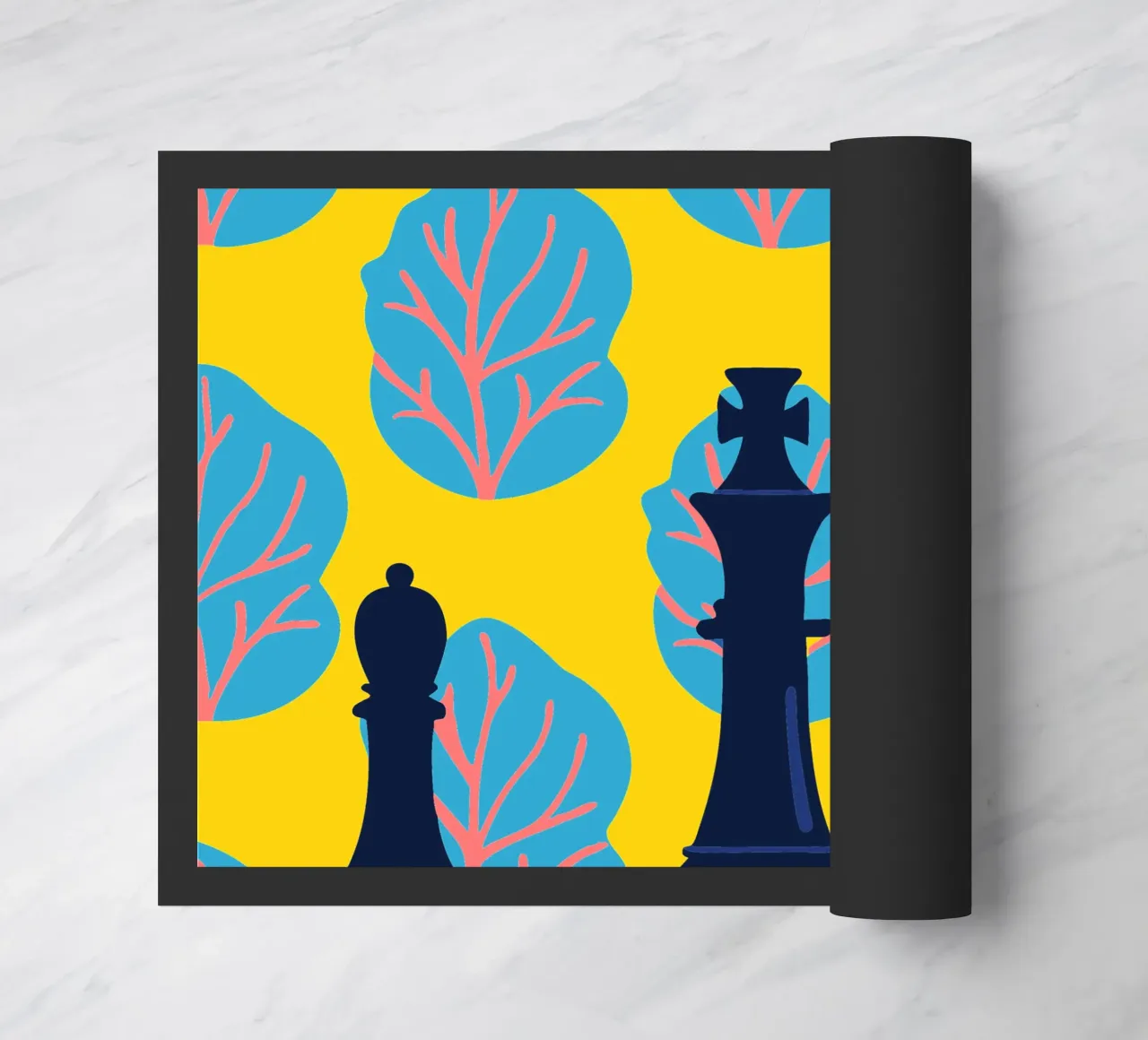 Chess Pattern doormat by TODAY'S SHOP