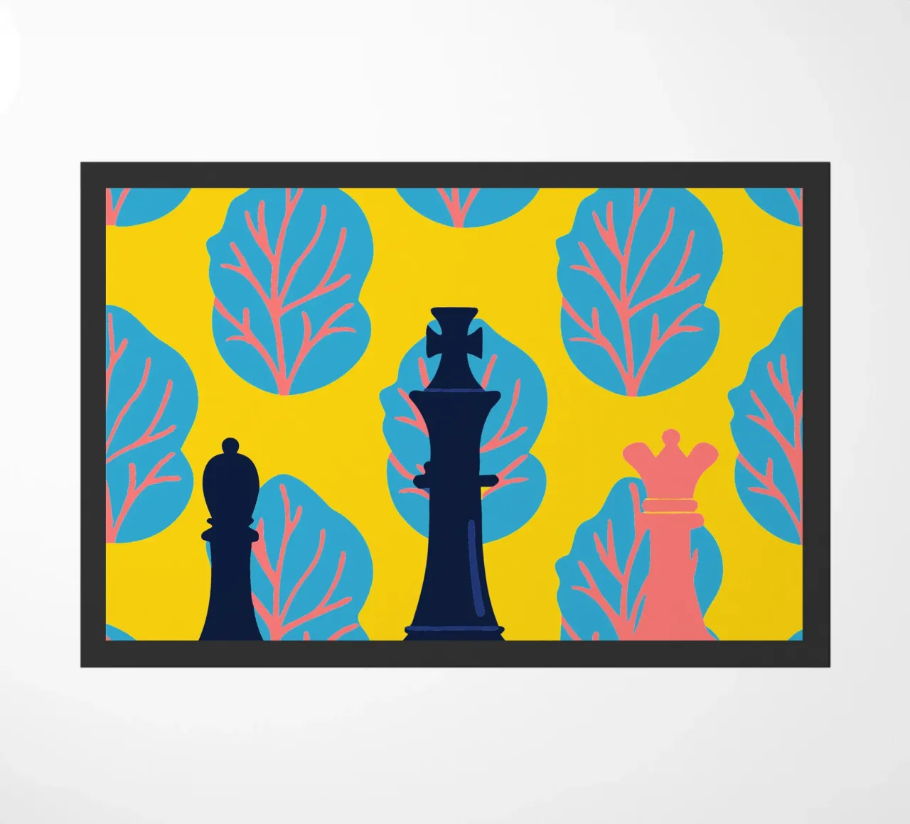 Chess Pattern doormat by TODAY'S SHOP