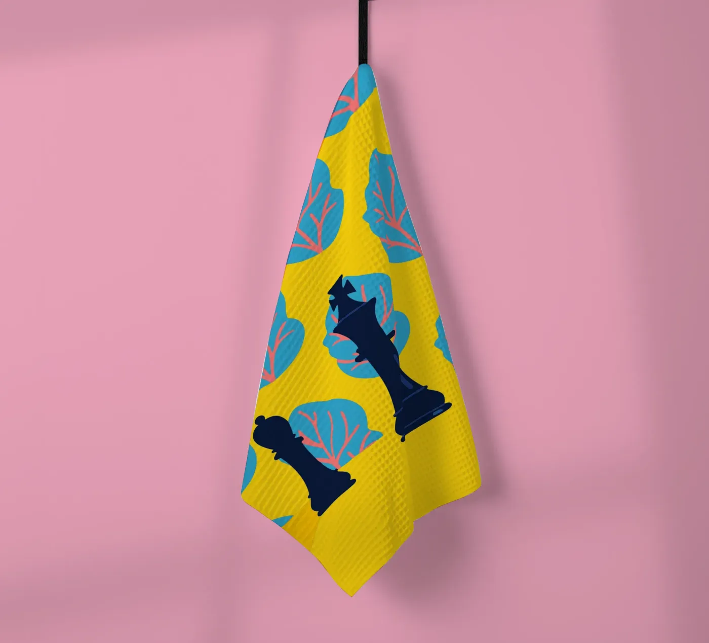 Schach-Muster Geschirrtuch von TODAY'S SHOP