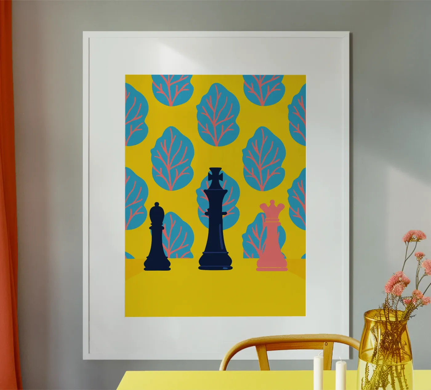 Chess Pattern poster by TODAY'S SHOP