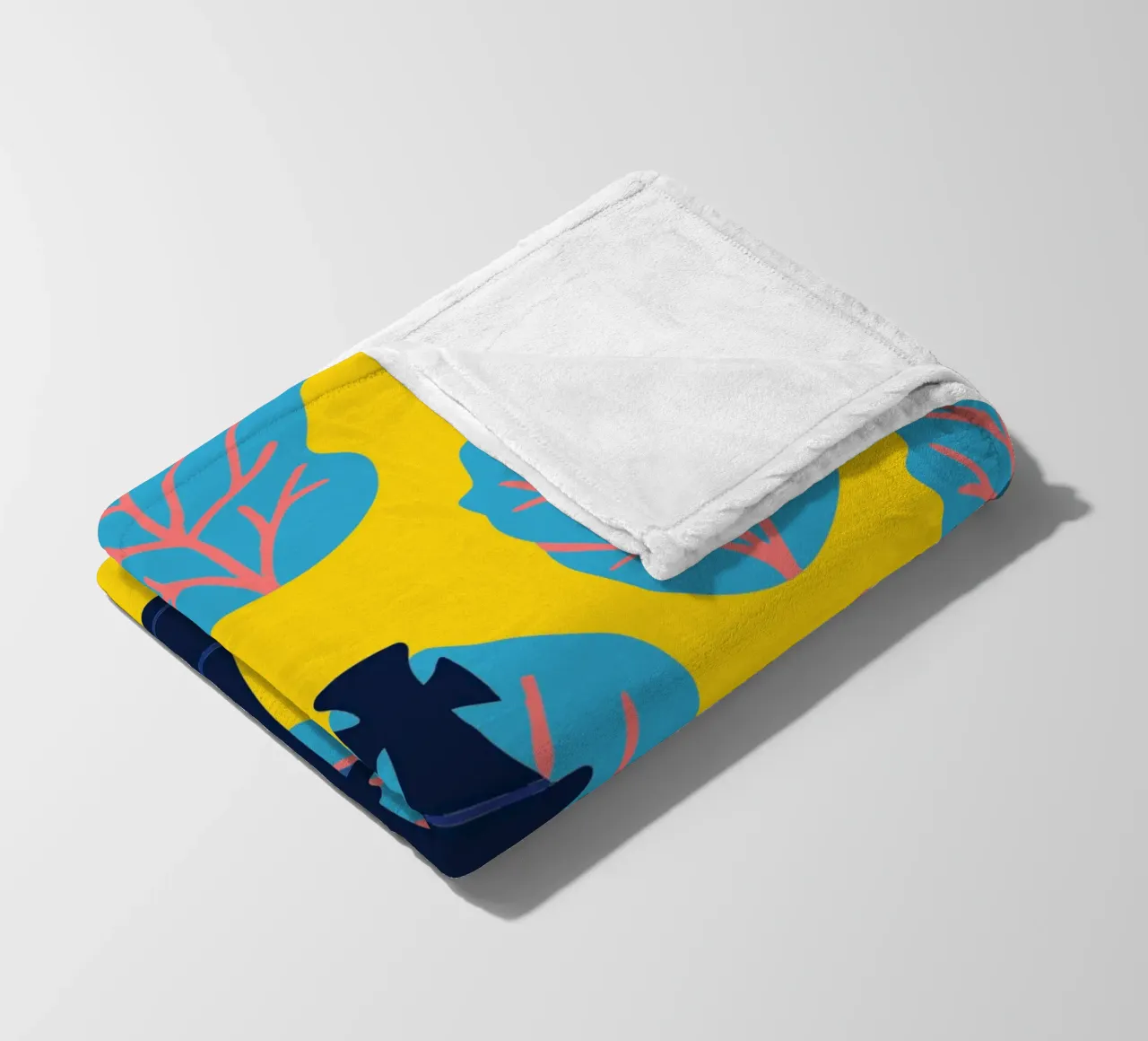 Chess Pattern fleece blanket by TODAY'S SHOP