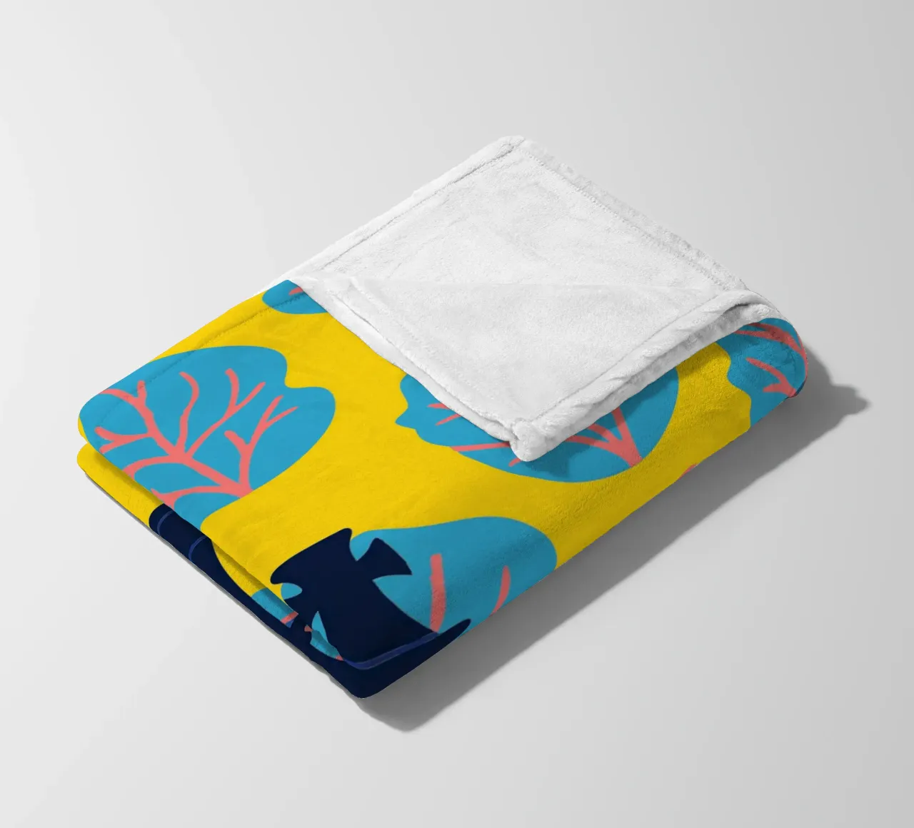 Chess Pattern fleece blanket by TODAY'S SHOP