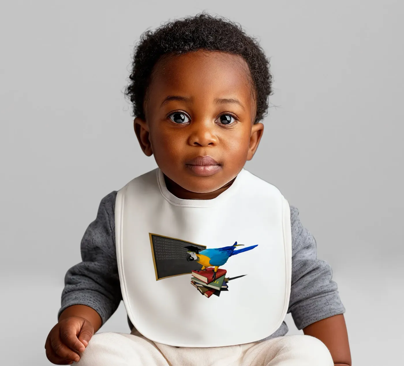 Repeat (Wordless) baby slabbetje van Rob Art | Illustration