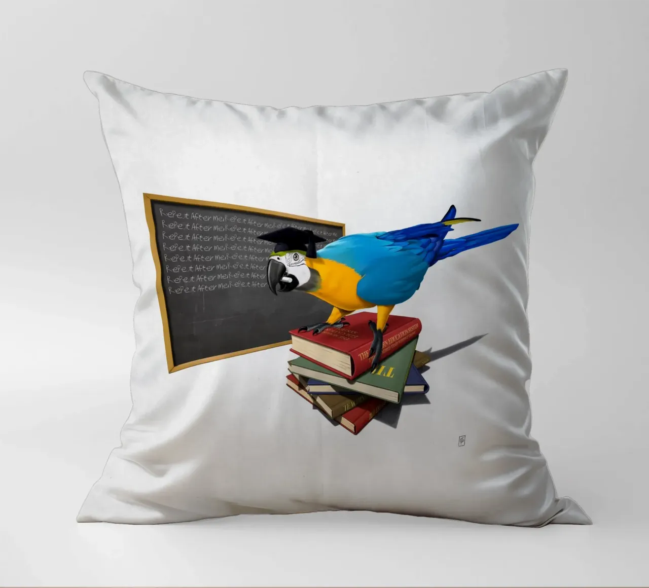 Repeat (Wordless) cuscino da Rob Art | Illustration