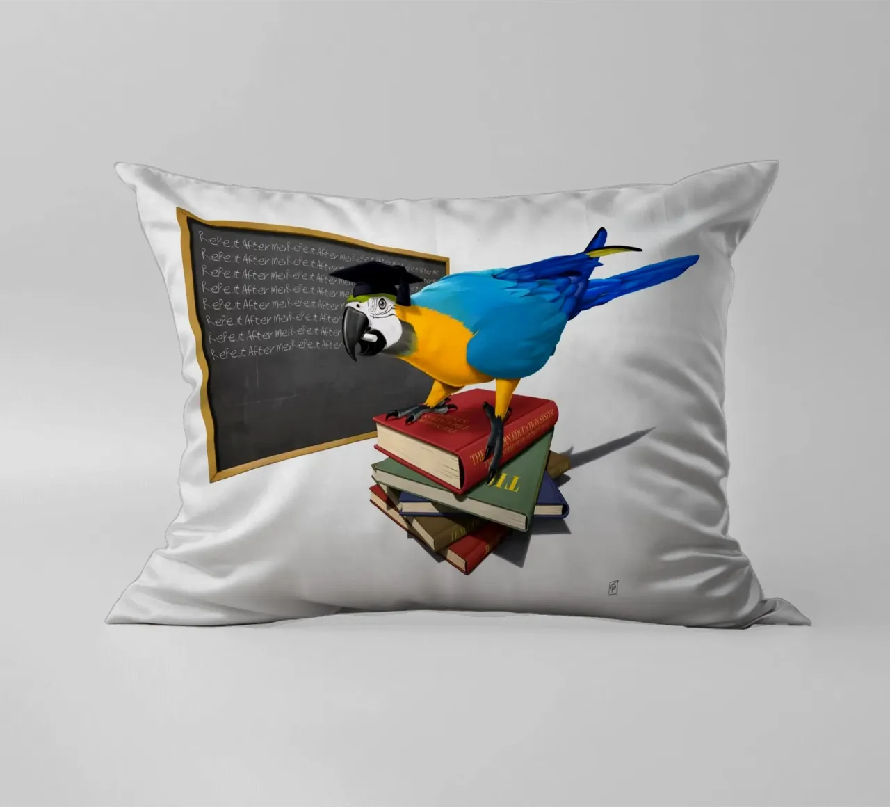 Repeat (Wordless) cuscino da Rob Art | Illustration