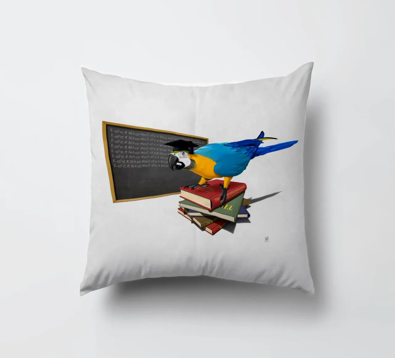 Repeat (Wordless) cuscino da Rob Art | Illustration