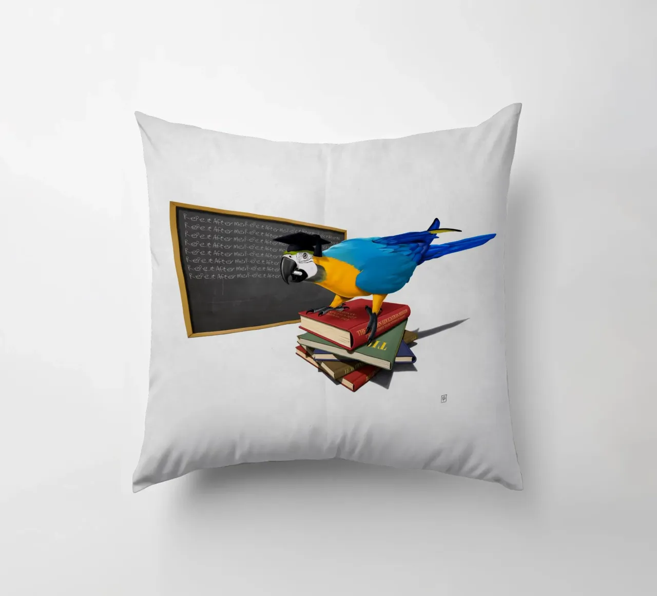 Repeat (Wordless) cuscino da Rob Art | Illustration