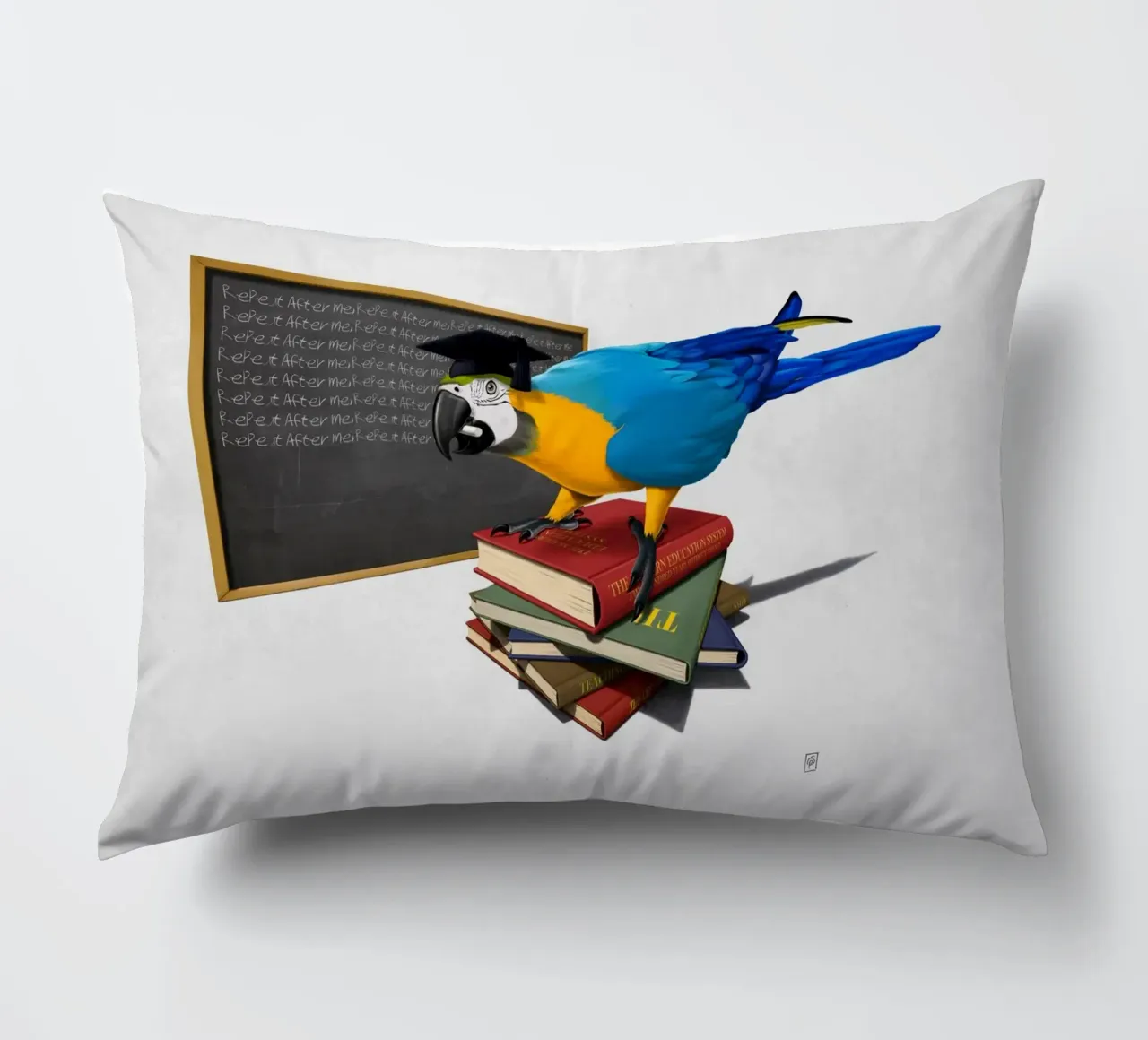 Repeat (Wordless) cuscino da Rob Art | Illustration