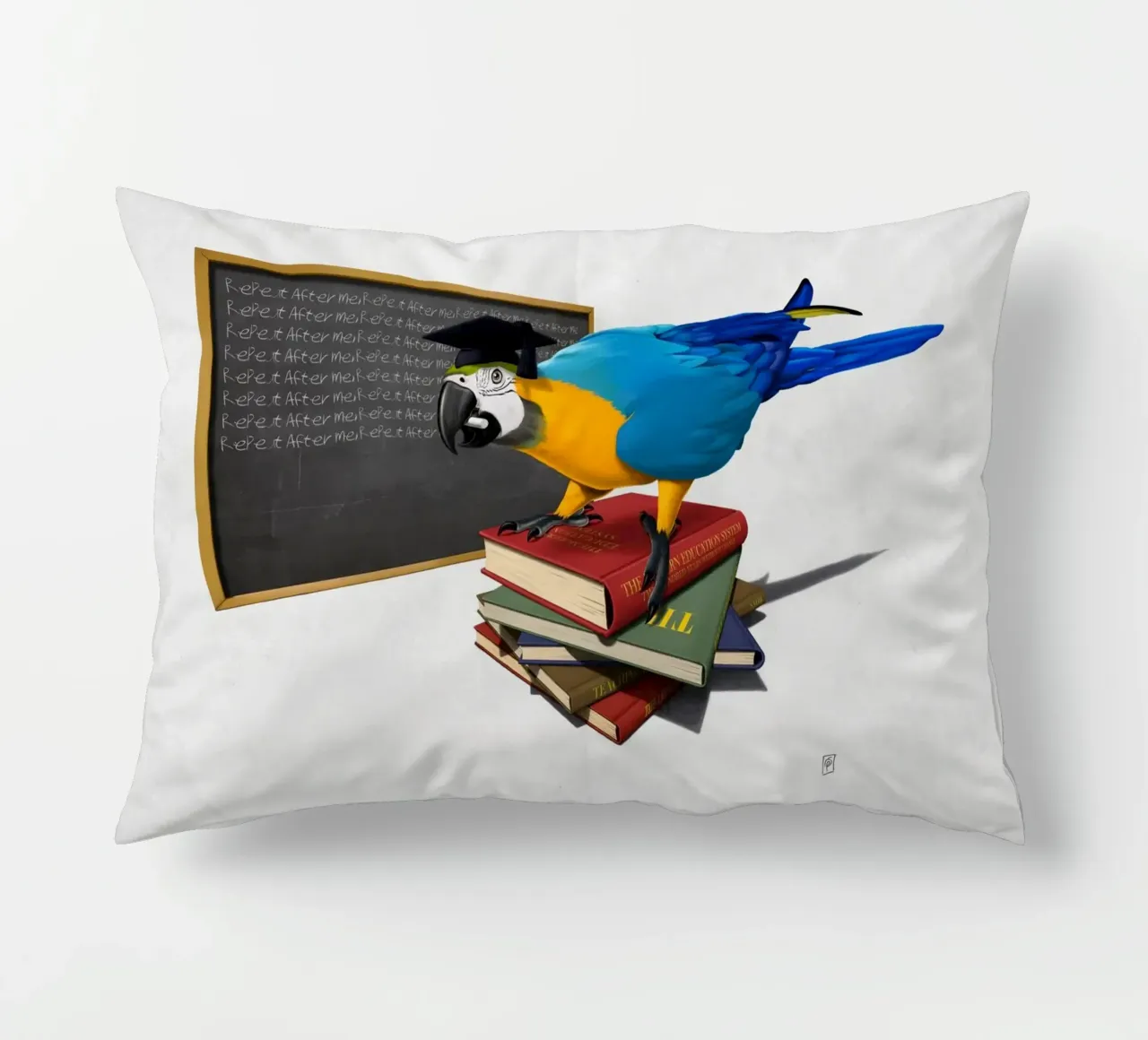 Repeat (Wordless) cuscino da Rob Art | Illustration