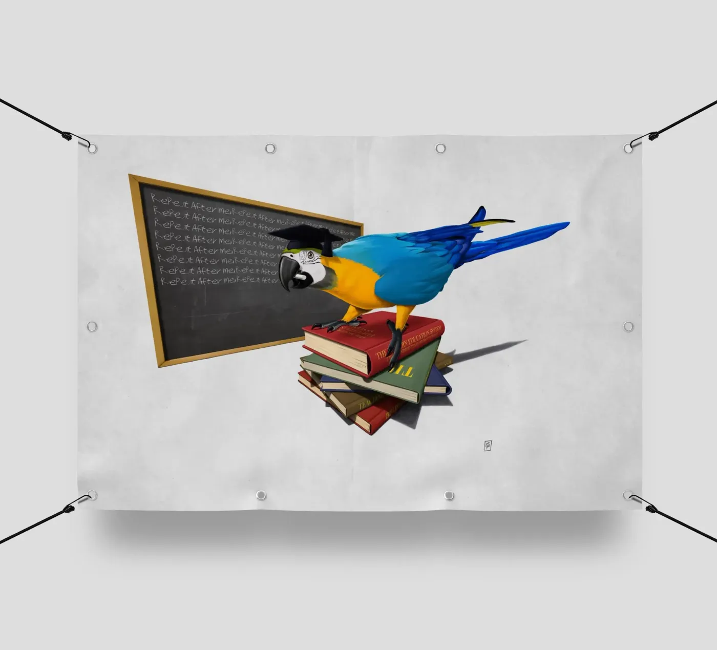 Repeat (Wordless) telo in pvc da Rob Art | Illustration