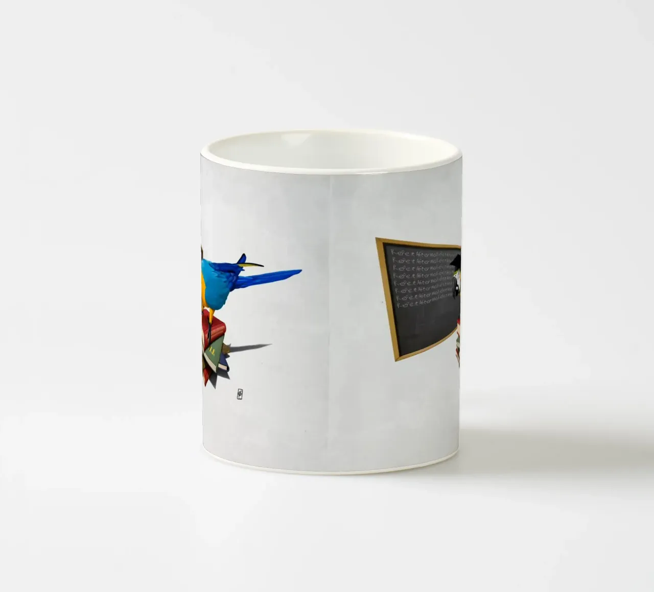 Repeat (Wordless) tazza in ceramica da Rob Art | Illustration