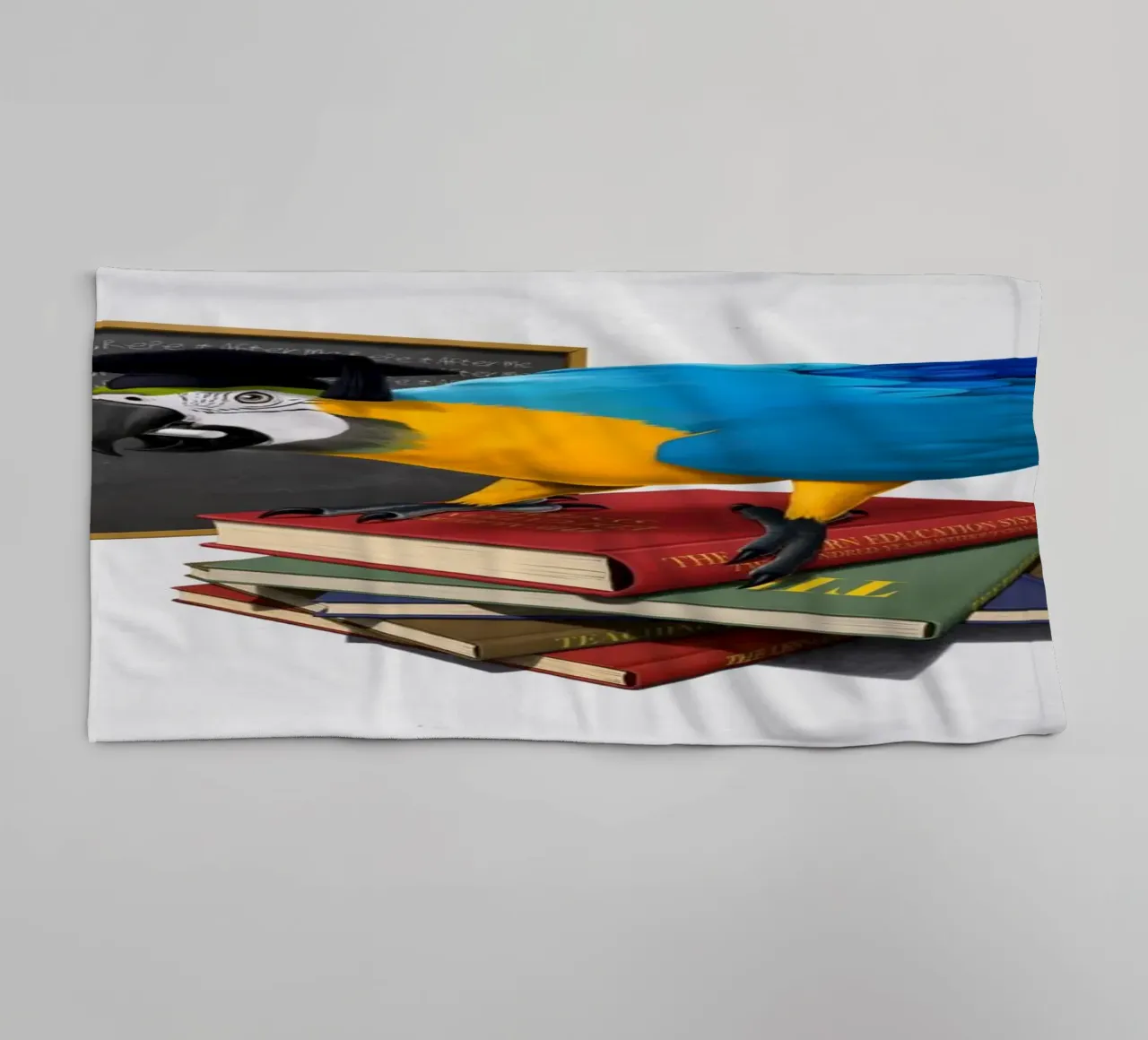 Repeat (Wordless) asciugamano da bagno da Rob Art | Illustration