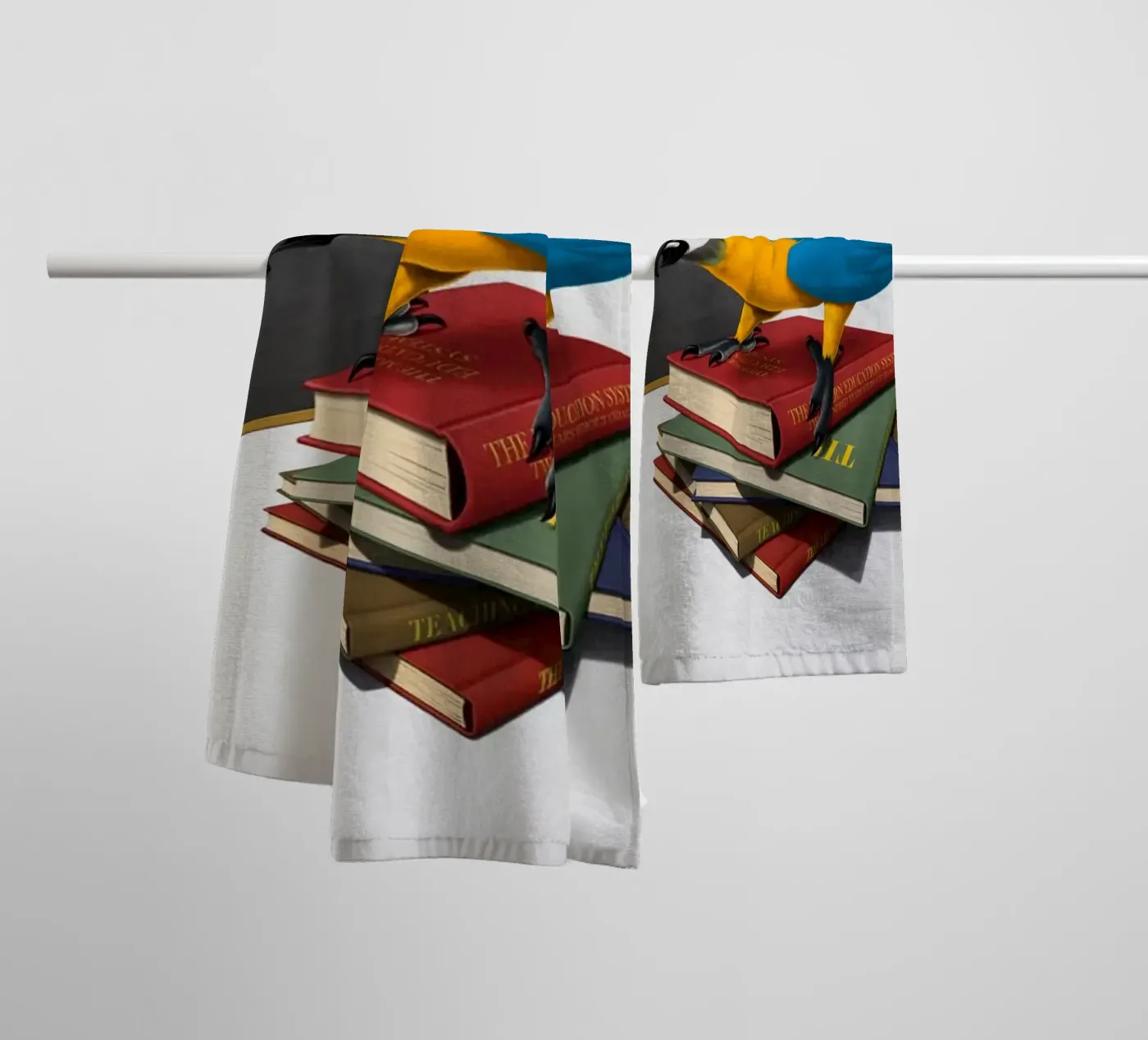 Repeat (Wordless) Handtuch von Rob Art | Illustration