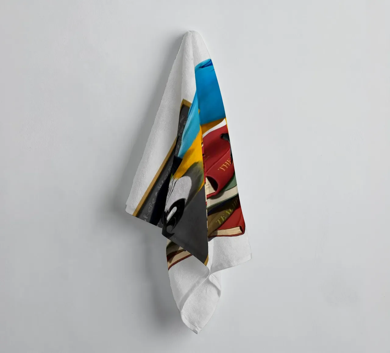 Repeat (Wordless) asciugamano da bagno da Rob Art | Illustration
