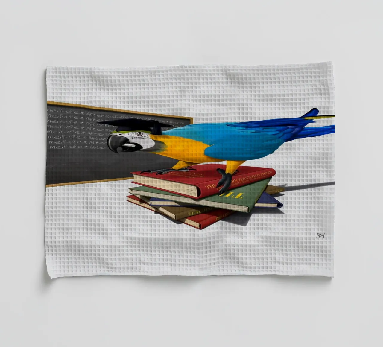 Repeat (Wordless) canovaccio da cucina da Rob Art | Illustration