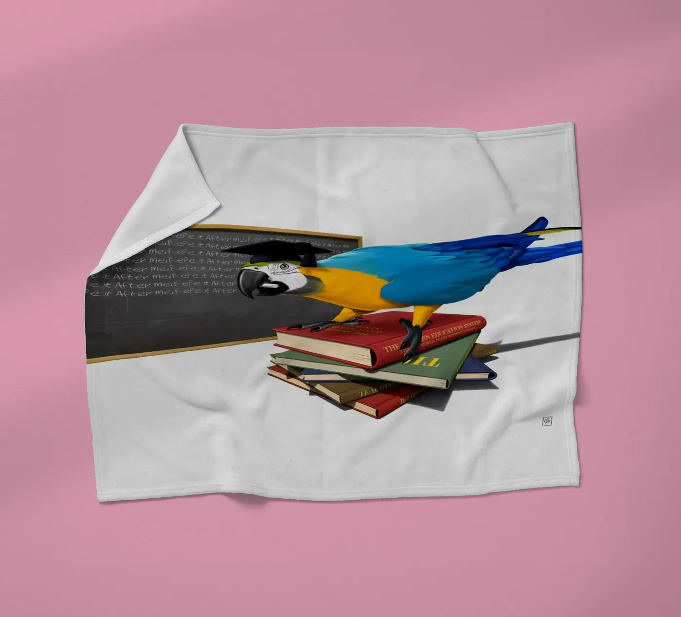 Repeat (Wordless) Fleecedecke von Rob Art | Illustration