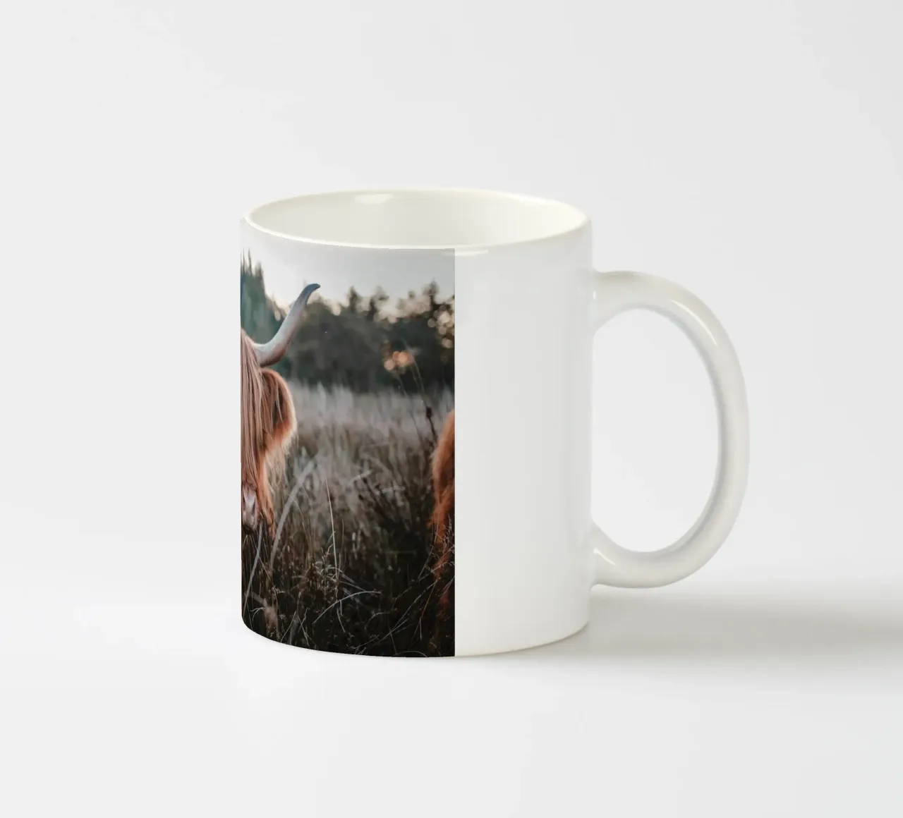 Highland Kuh tazza in ceramica da Sibbershusum