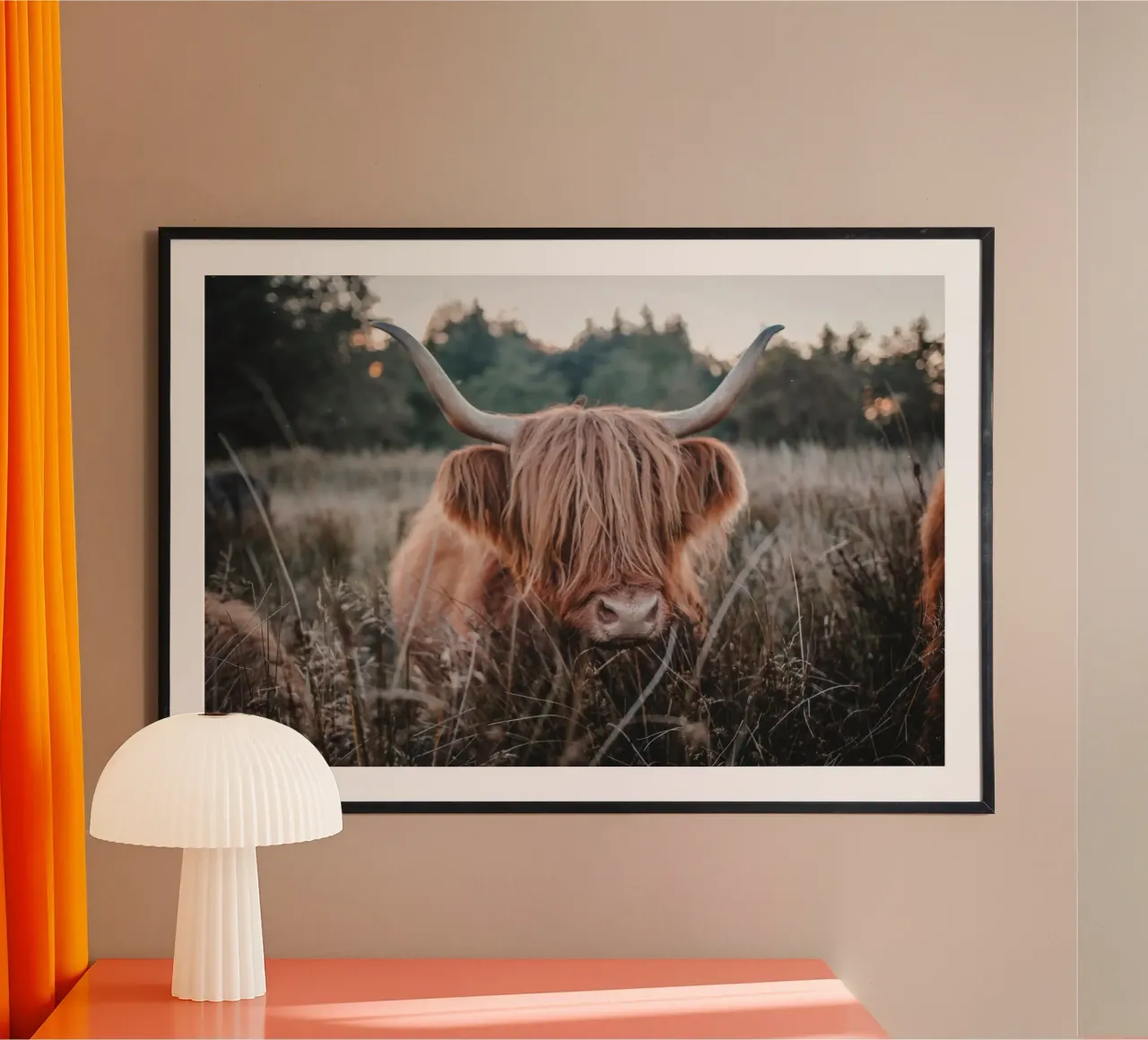 Highland Kuh carta hahnemühle da Sibbershusum