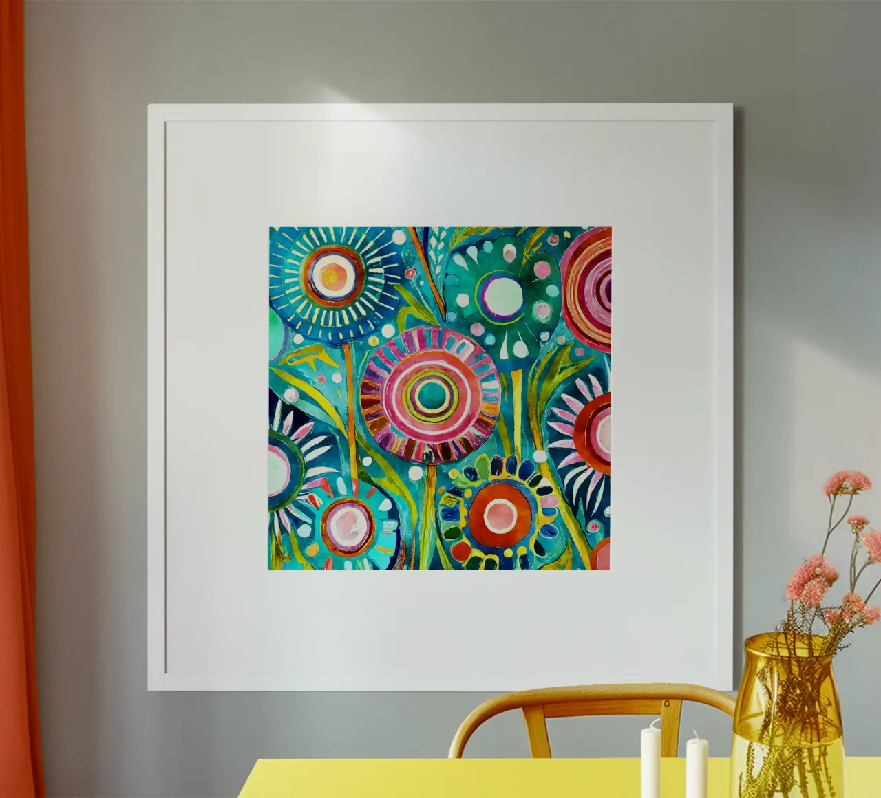Funky Dandelions hahnemühle by Botanical Pattern House