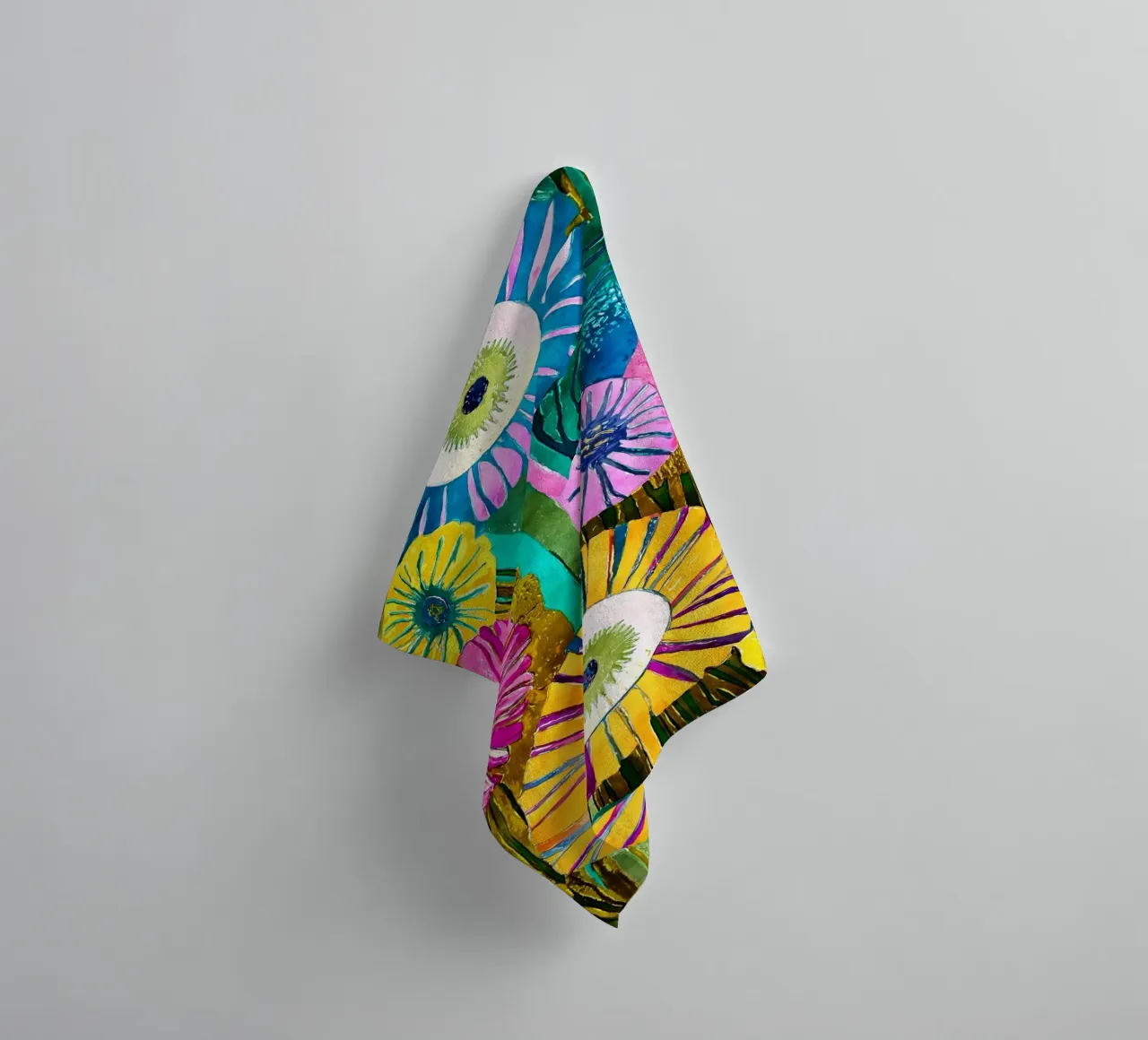 Funky Löwenzahn Handtuch von Botanical Pattern House