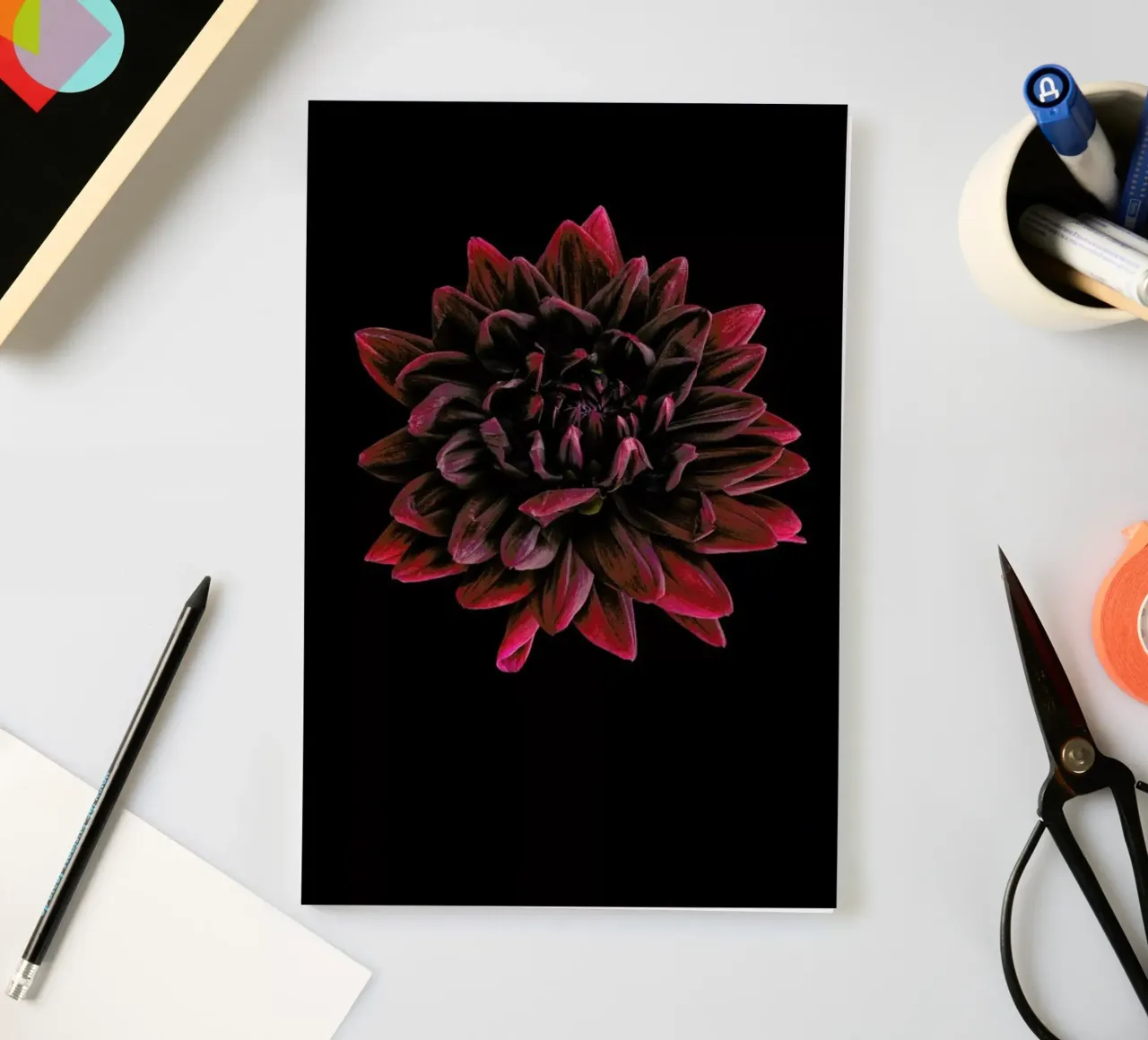Dahlia 3 notebook by Curious Collections by Marielle Leenders