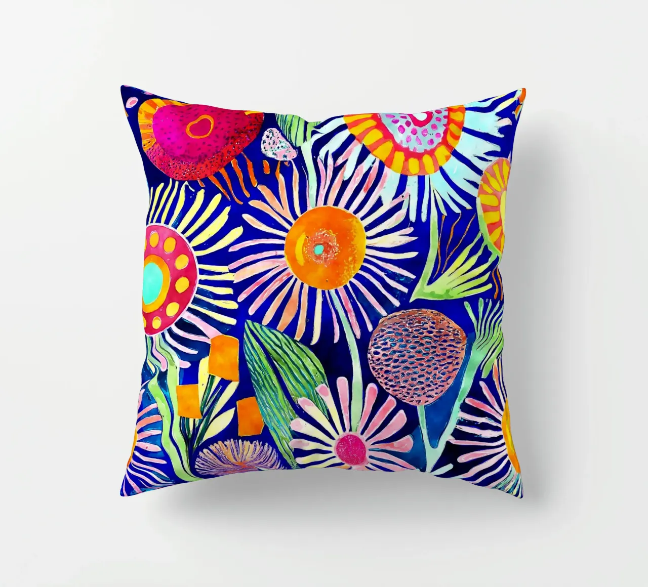 Denti di leone divertenti cuscino da Botanical Pattern House